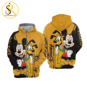 Pluto Mickey 3D Hoodie SeratyArt