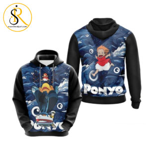 Ponyo New Look 3D Hoodie SeratyArt