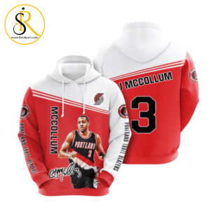 Portland Trail Blazers Cj Mccollum 3D Hoodie SeratyArt