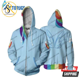 Rainbow Dash 3D Hoodie SeratyArt
