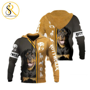 Rottweiler 3D Hoodie SeratyArt