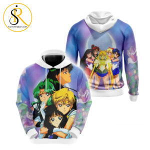 Sailor Moon Characters 3D Hoodie SeratyArt