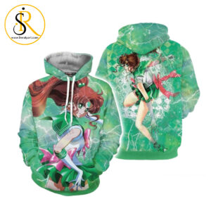 Sailor Moon Sailor Jupiter 3D Hoodie SeratyArt