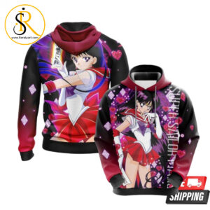 Sailor Moon Sailor Mars 3D Hoodie SeratyArt