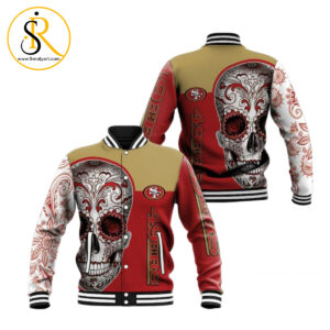 San Francisco 49Ers Sugar Skull Fan T Jersey Baseball Model 54 3D Hoodie SeratyArt