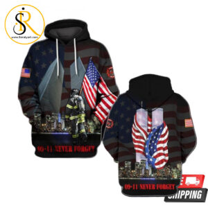 September 11 Memorial Never Forget Us Heroe 3D Hoodie SeratyArt