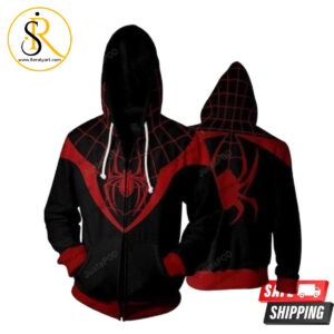Spiderman Ultimate Spider Man Miles Morales 3D Hoodie SeratyArt