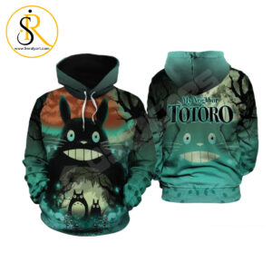 Studio Ghibli Totoro 3D Hoodie SeratyArt