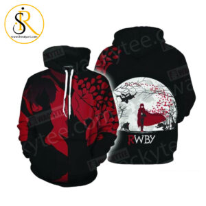 Team Rwby Ruby Rose 3D Hoodie SeratyArt