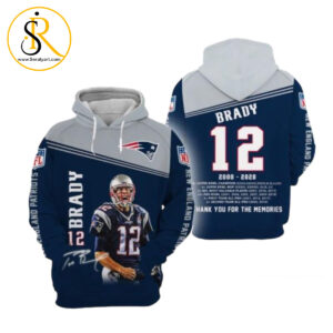 Thank You Tom Brady For Men And Women 3D Hoodie SeratyArt