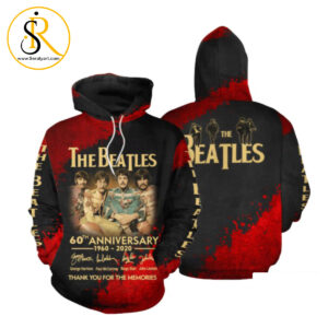 The Beatles 60Th Anniversary 1960 2020 And Up The Beatles 60Th Anniversary 1960 2020 The Beatles 3D Hoodie SeratyArt