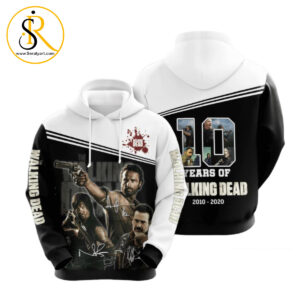 The Walking Dead Movie Character Anniversary 10 Years 2020 3D Hoodie SeratyArt