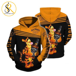 Tigger Ack Daniels 3D Hoodie SeratyArt