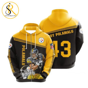 Troy Polamalu 3D Hoodie SeratyArt