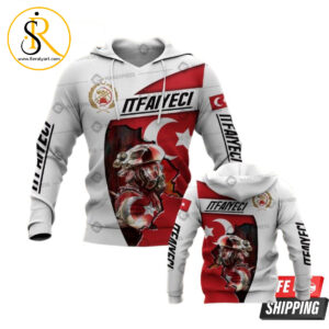 Turkish Firefighter Blue 3D Hoodie SeratyArt