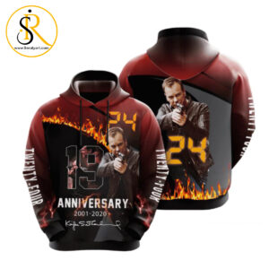 Twenty Four 24 3D Hoodie SeratyArt