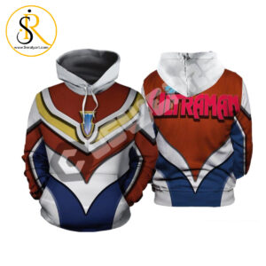 Ultraman Blue Inspired 3D Hoodie SeratyArt