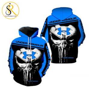 Under Armour Skull Punisher For Men And Women 3D Hoodie SeratyArt