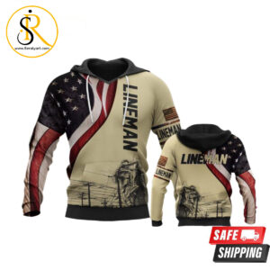 Us Lineman 3D Hoodie SeratyArt
