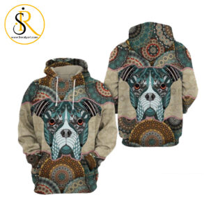 Vintage Boxer 3D Hoodie SeratyArt