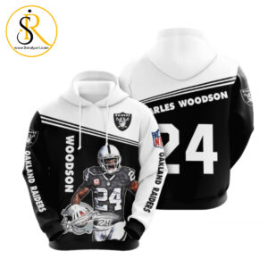 Woodson Oakland Raiders 3D Hoodie SeratyArt