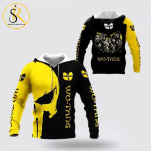 Wu Tang Clan Band Music Skull All Over Print Hoodie Shirt  Gift For Christmas SeratyArt