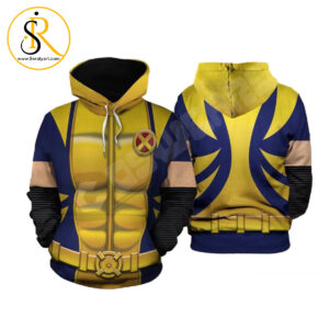 X Lverine Inspired 3D Hoodie SeratyArt