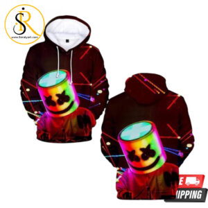 Youth Marshmello 3D Hoodie SeratyArt